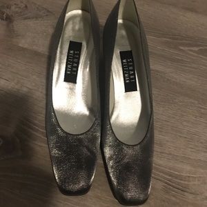 Stuart Weitzman Silver and Metallic Shoes